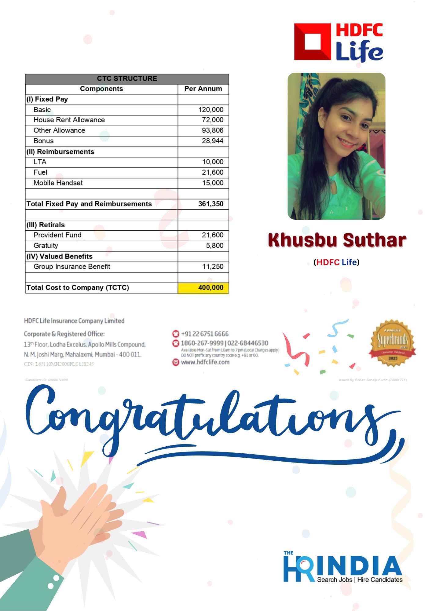 Khusbu Suthar (1)  | The HR India